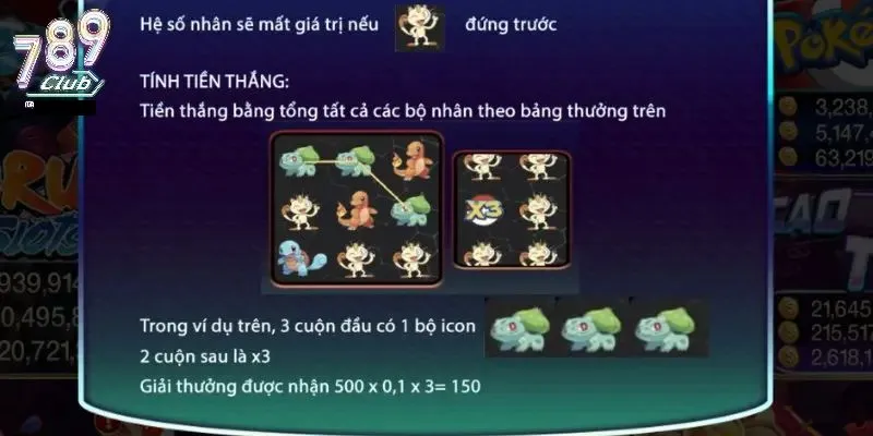 Hướng dẫn quy tắc chơi game pokemon 789 club